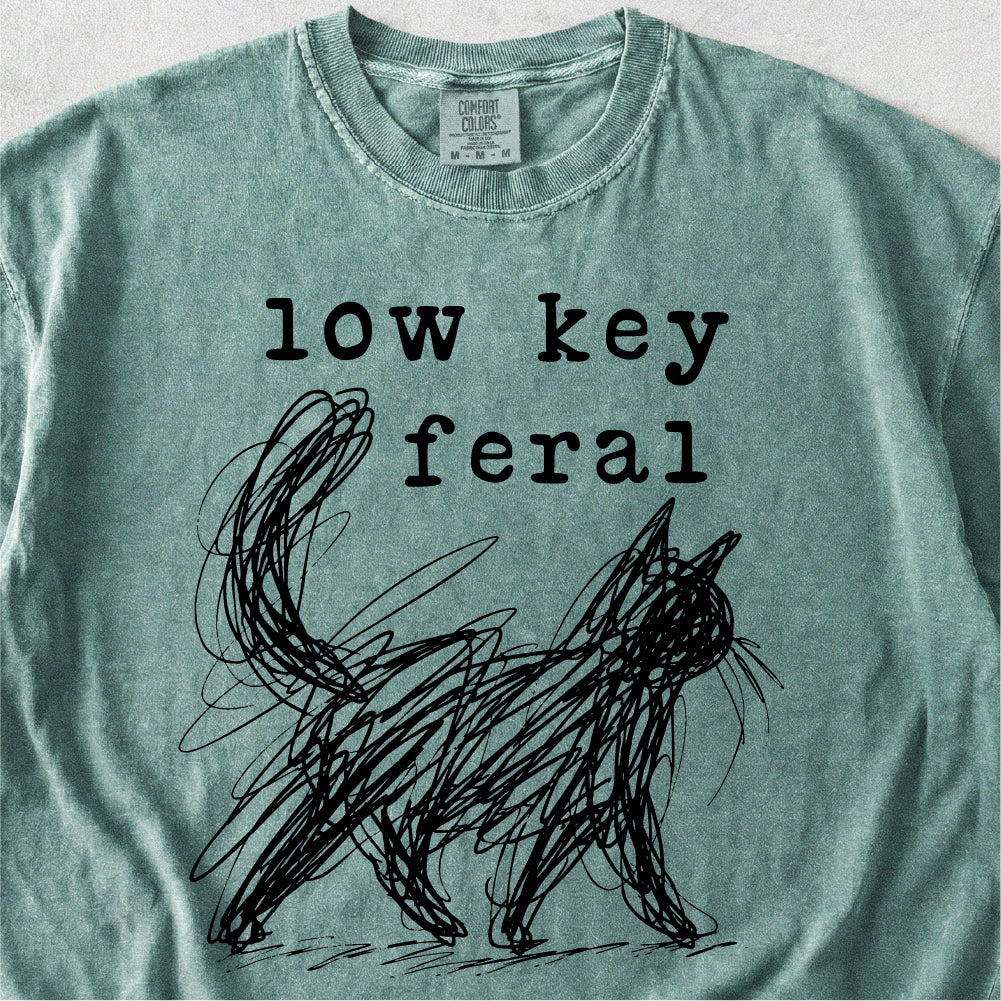 Low Key Feral Cat Tshirt