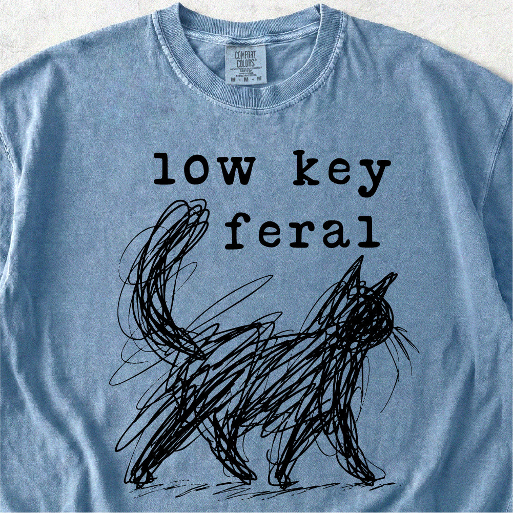 Low Key Feral Cat Tshirt