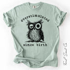 Overstimulated Owl Tshirt