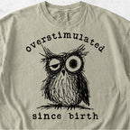 Overstimulated Owl Tshirt