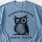 Overstimulated Owl Tshirt
