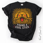 Found A Cool Stick Dog Tshirt