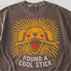 Found A Cool Stick Dog Tshirt