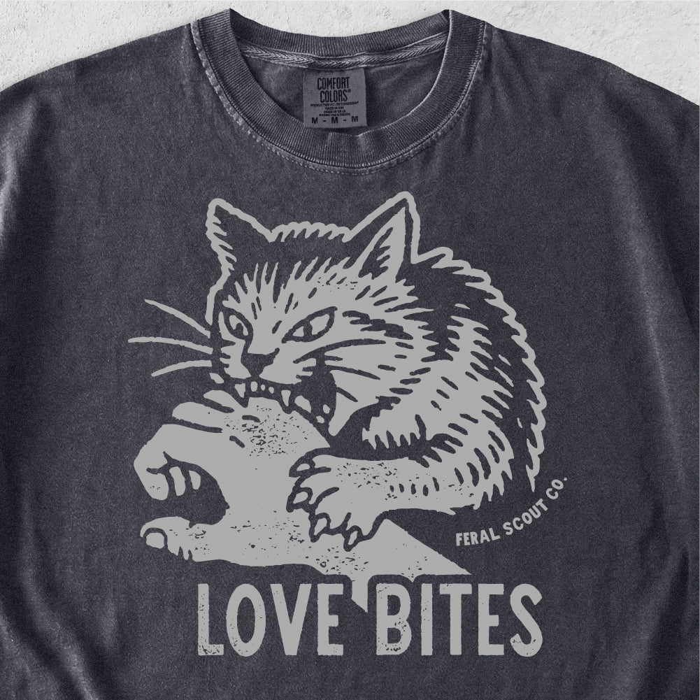 Love Bites Cat Tshirt