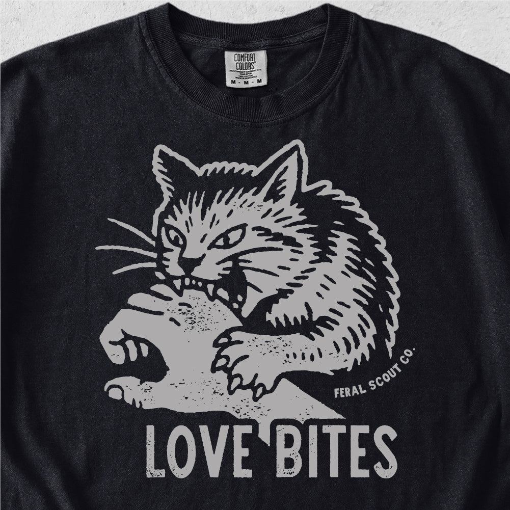 Love Bites Cat Tshirt
