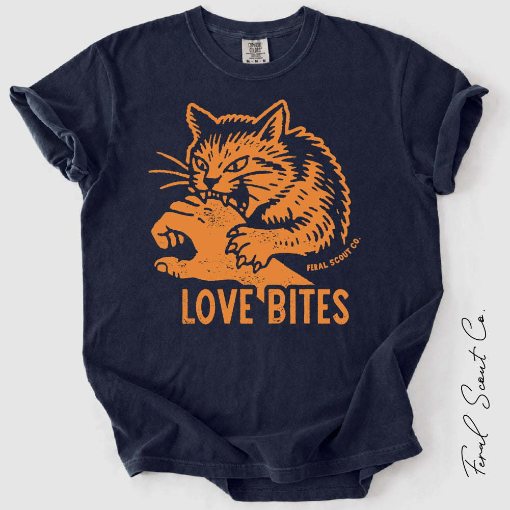 Love Bites Cat Tshirt