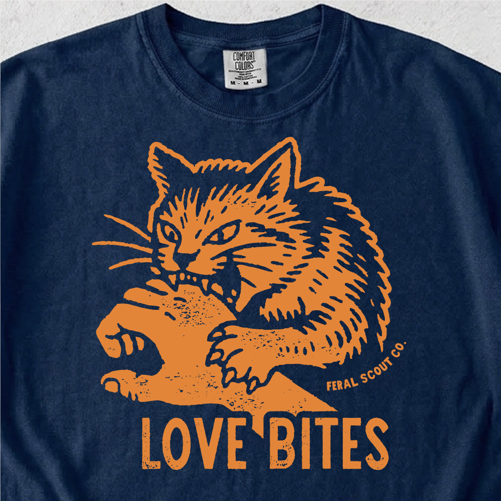 Love Bites Cat Tshirt