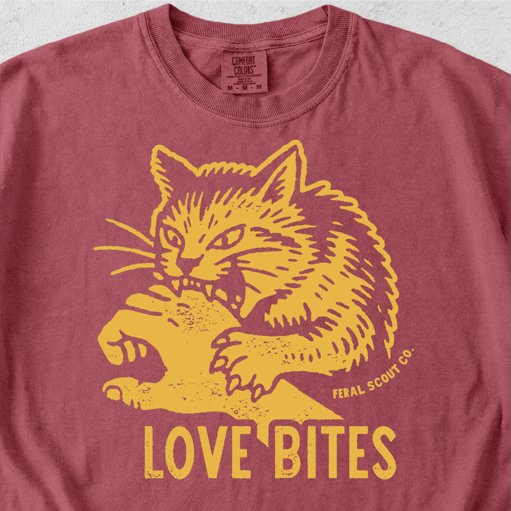 Love Bites Cat Tshirt