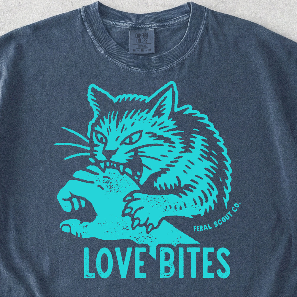 Love Bites Cat Tshirt