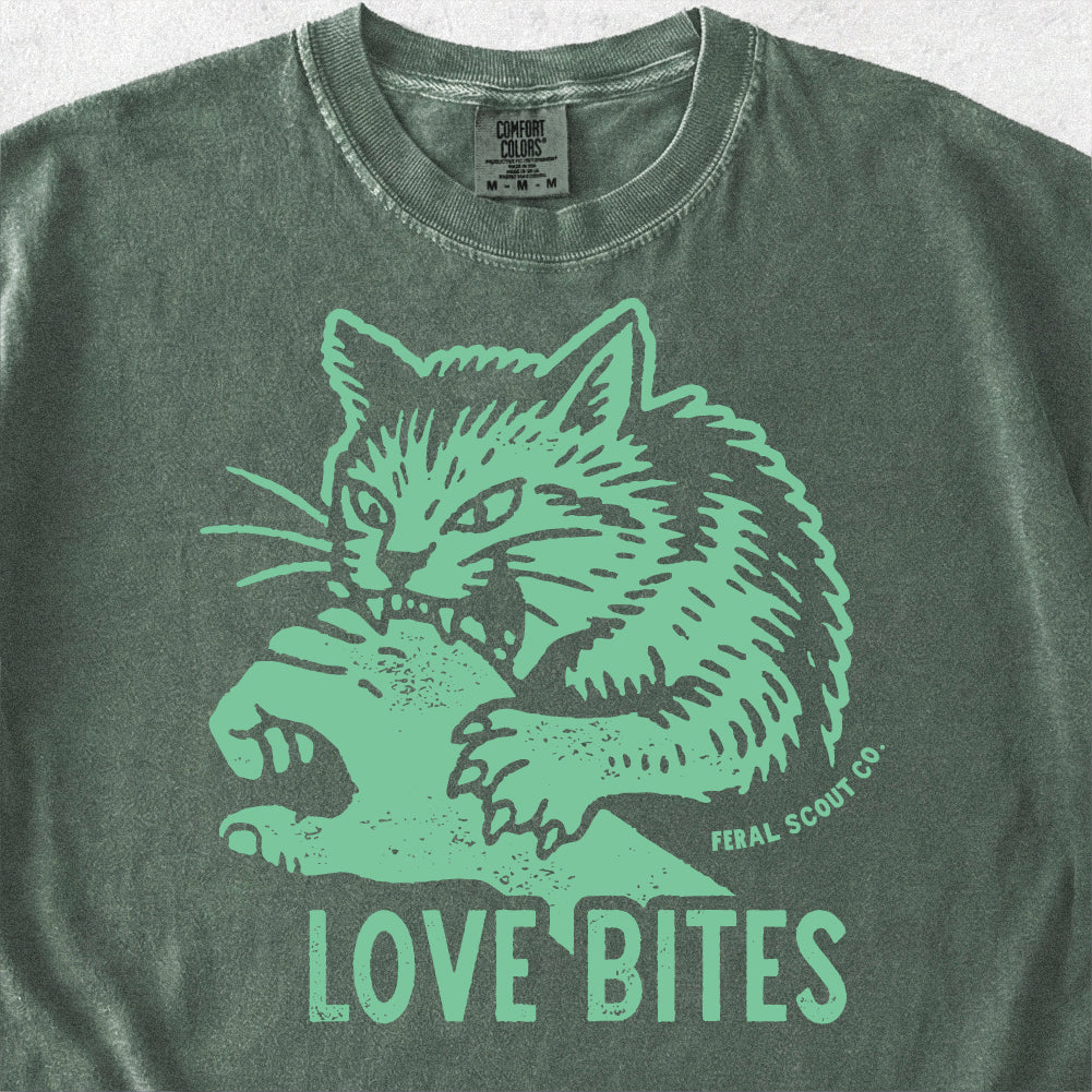 Love Bites Cat Tshirt