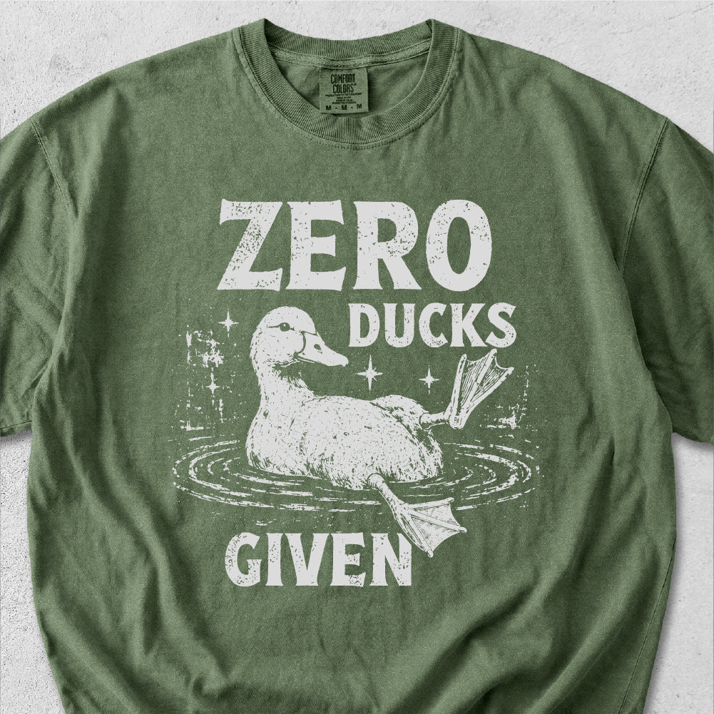 Zero Ducks Given Tshirt