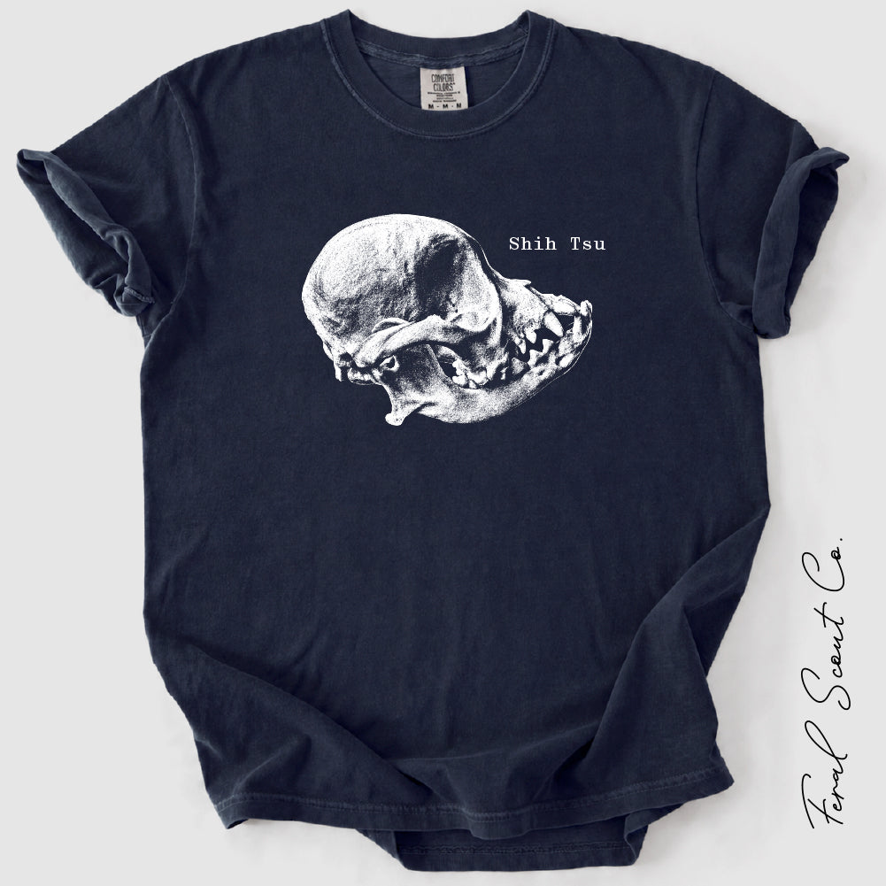 Shih Tzu Skull Tshirt
