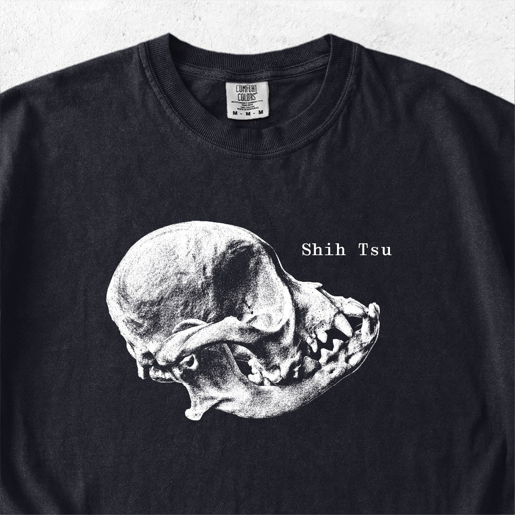 Shih Tzu Skull Tshirt