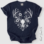 Wildflower Deer Skull Tshirt
