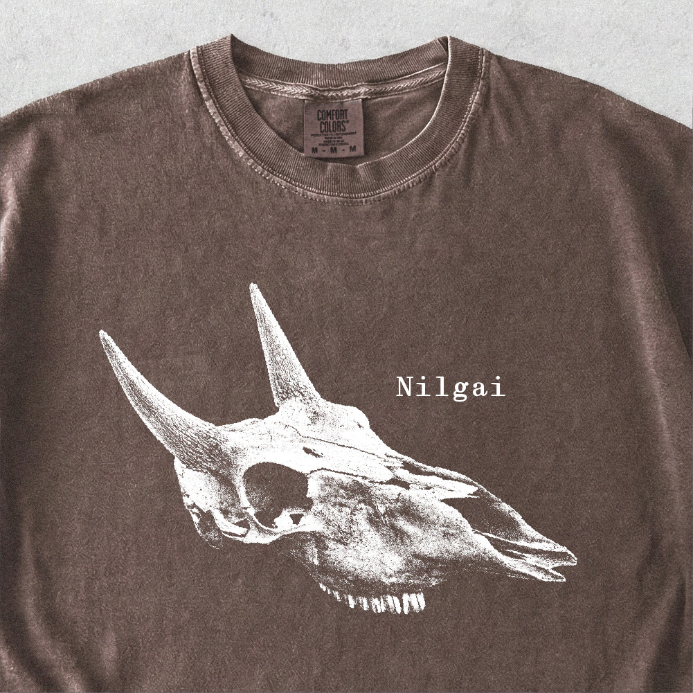 Nilgai Skull Tshirt