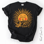 Sleeping Cat with Sun Tshirt
