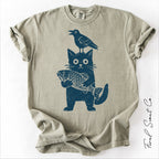 Cat Crow Fish Tshirt