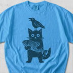 Cat Crow Fish Tshirt