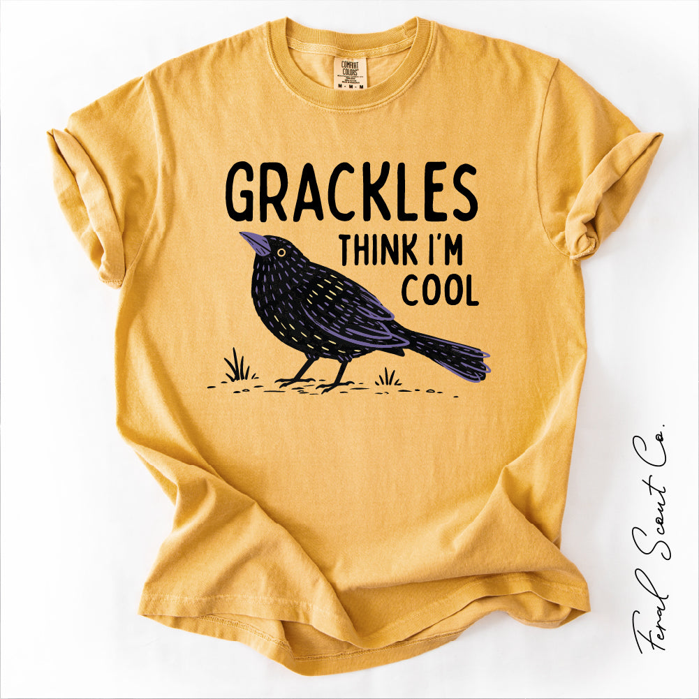 Grackles Think I'm Cool Tshirt