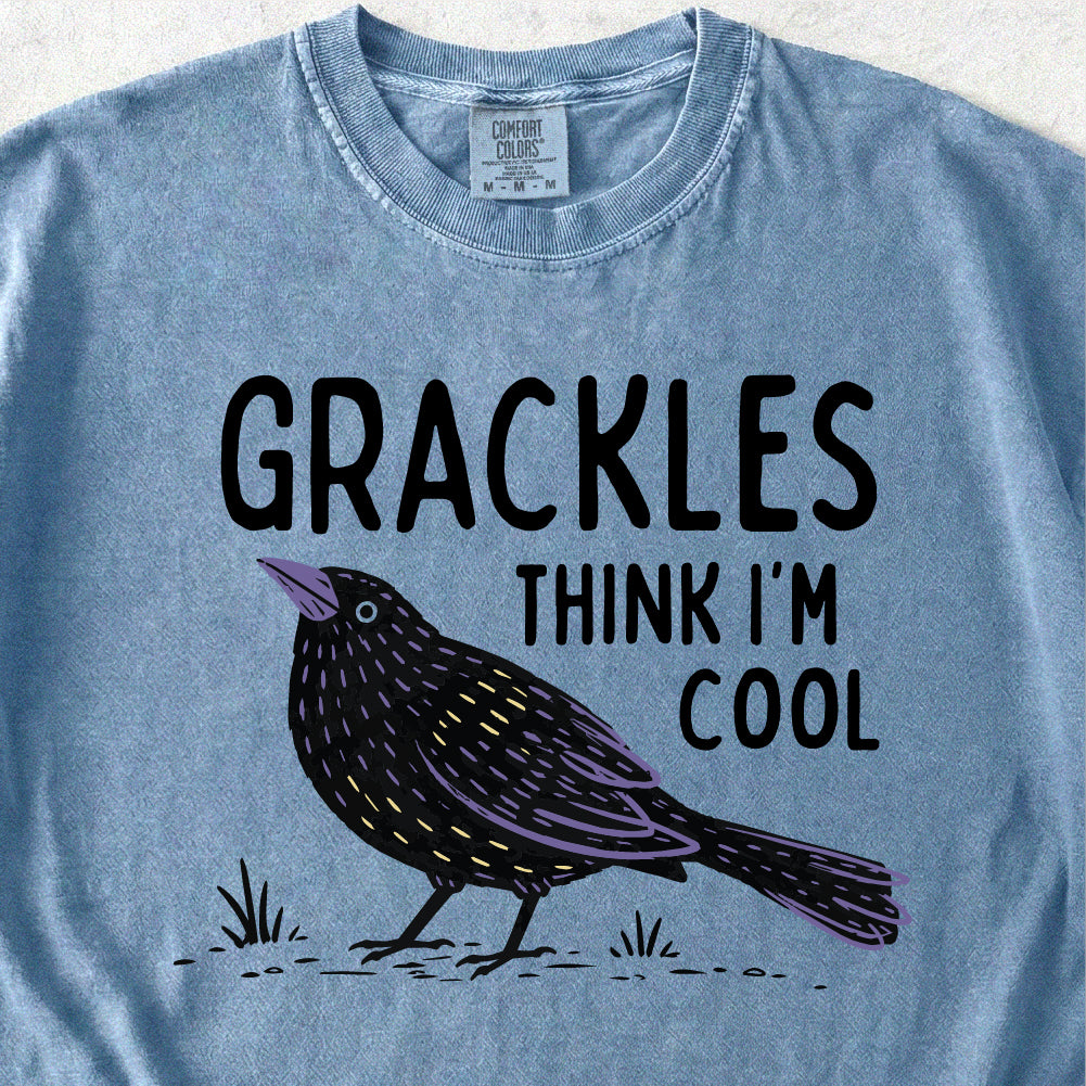 Grackles Think I'm Cool Tshirt