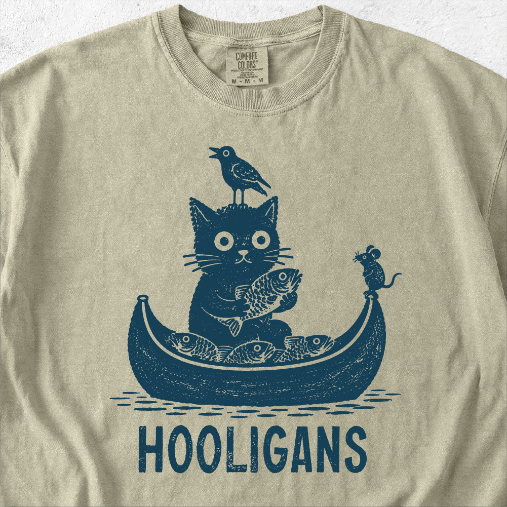 Hooligans Cat Tshirt