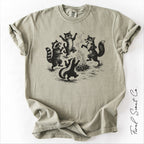Woodland Animal Campfire Tshirt