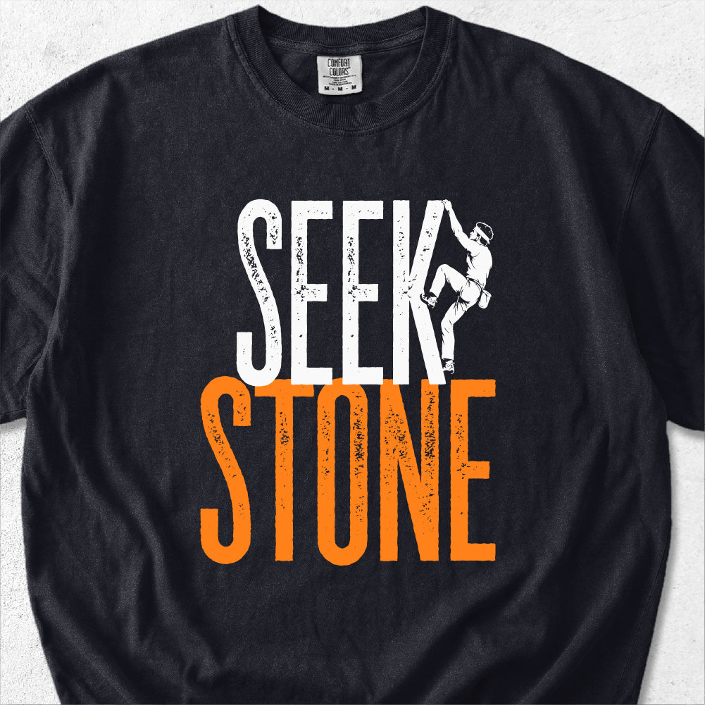 Seek Stone Rock Climbing Tshirt