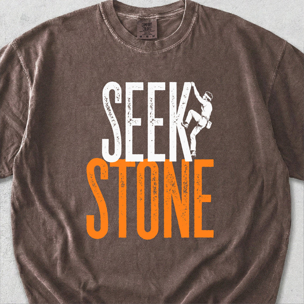 Seek Stone Rock Climbing Tshirt