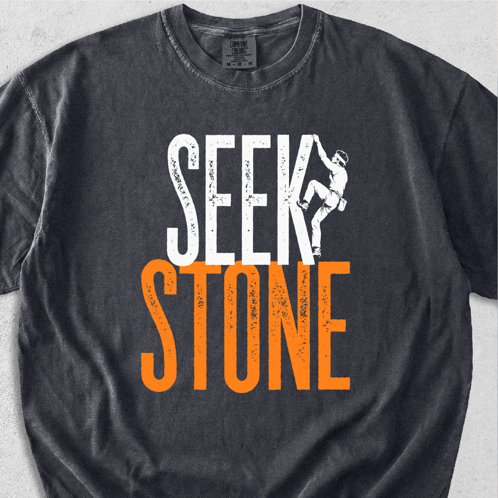 Seek Stone Rock Climbing Tshirt