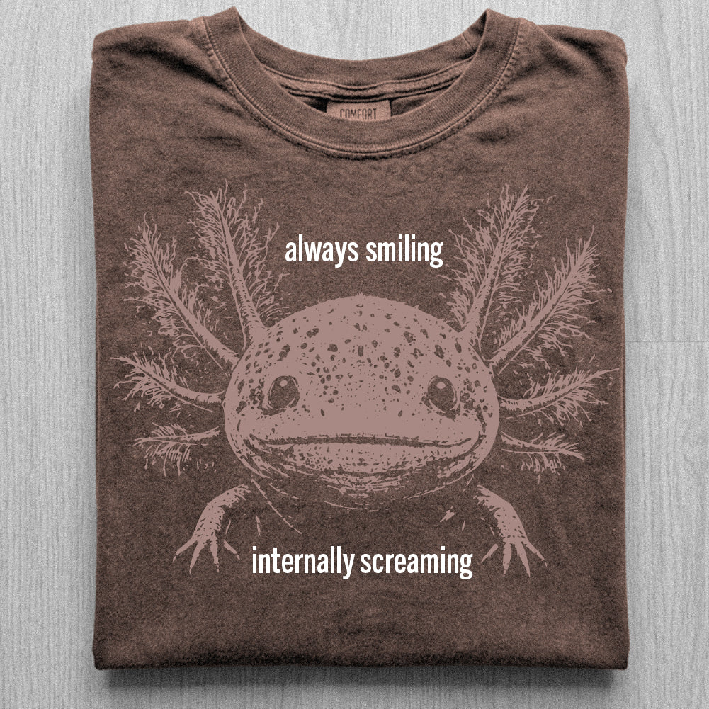 Always Smiling Axolotl Tshirt
