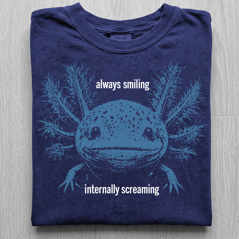 Always Smiling Axolotl Tshirt