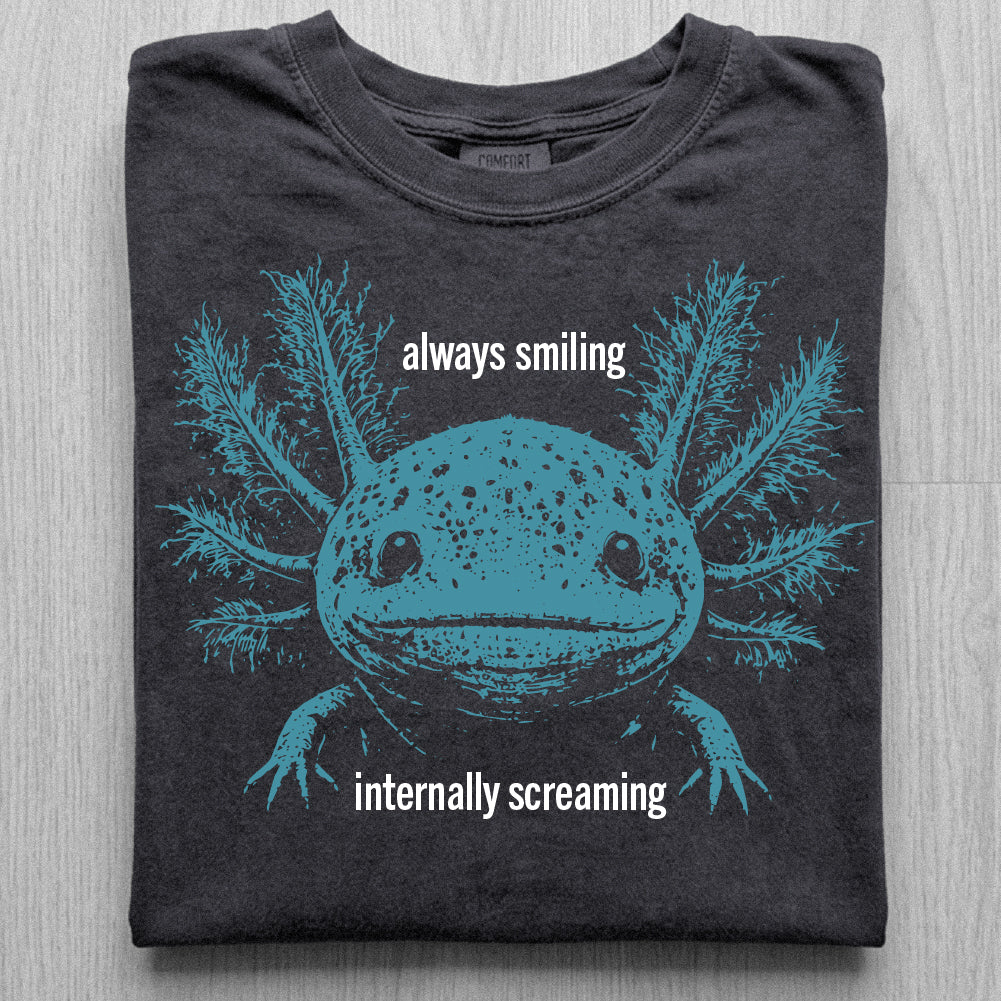 Always Smiling Axolotl Tshirt