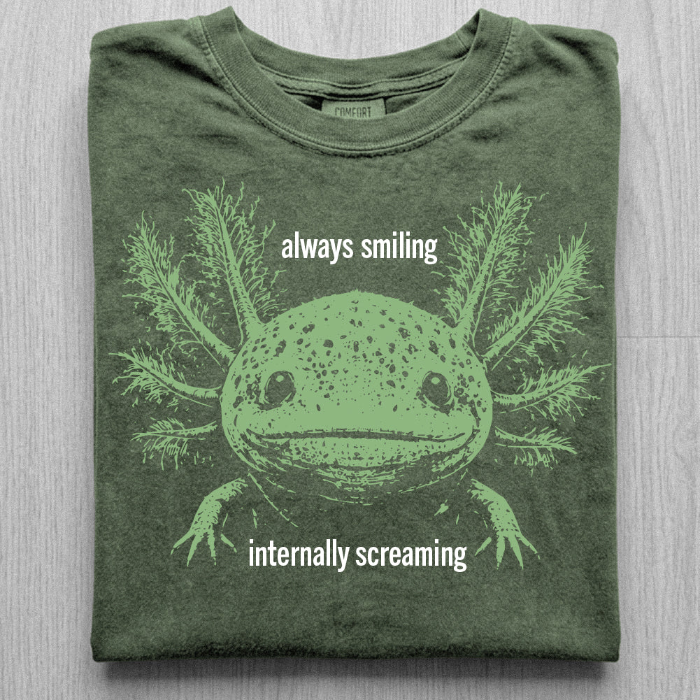 Always Smiling Axolotl Tshirt
