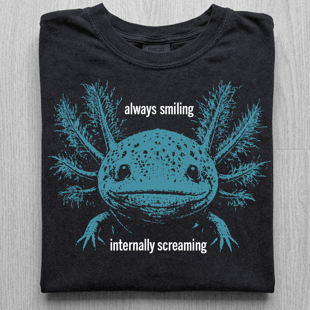 Always Smiling Axolotl Tshirt