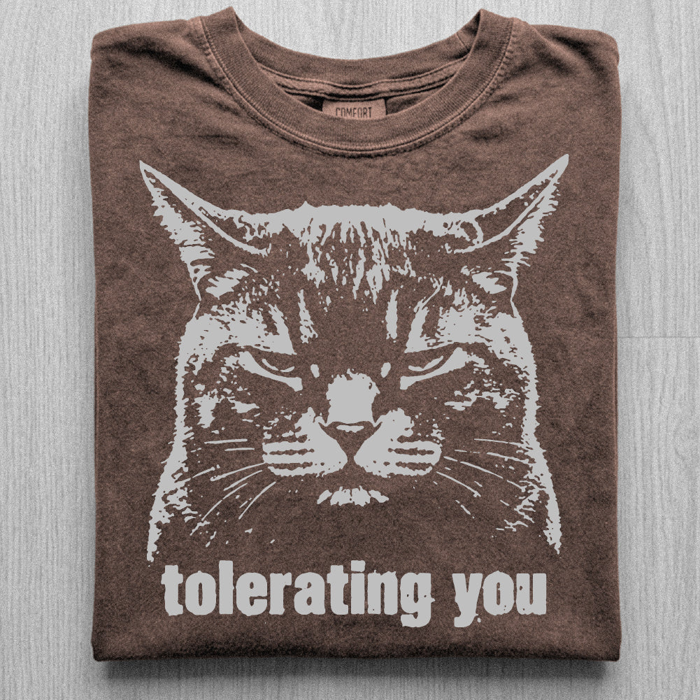 Tolerating You Cat Tshirt