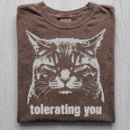 Tolerating You Cat Tshirt