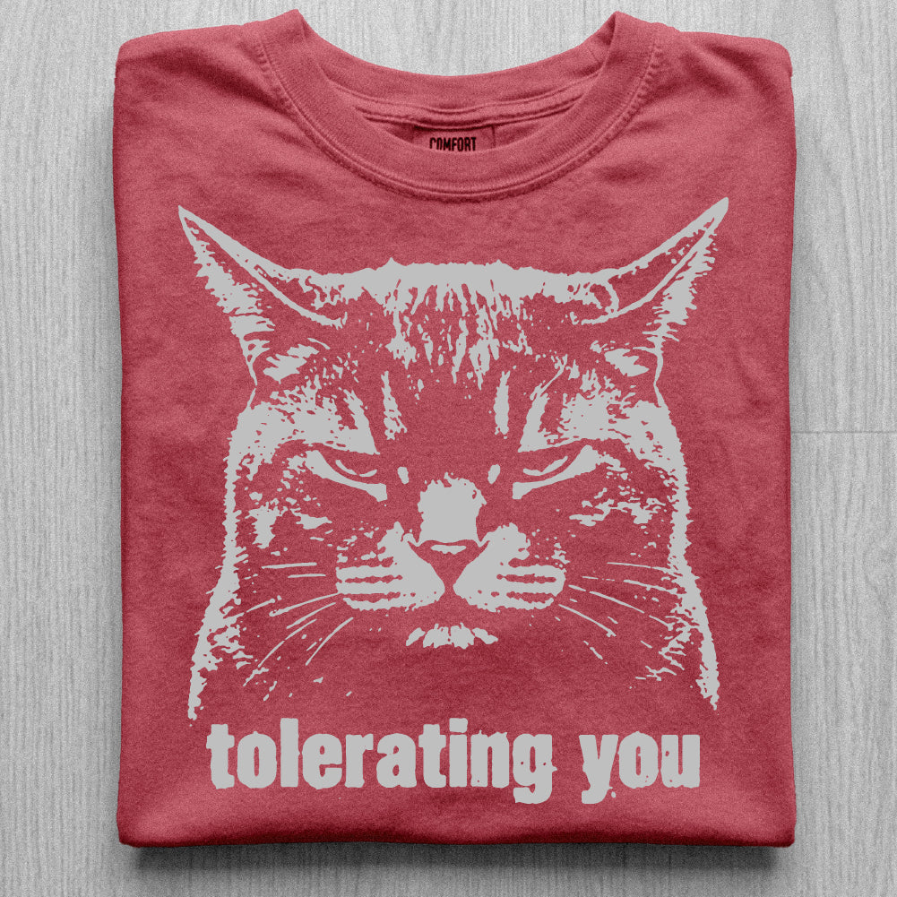Tolerating You Cat Tshirt