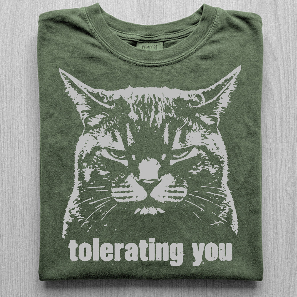 Tolerating You Cat Tshirt