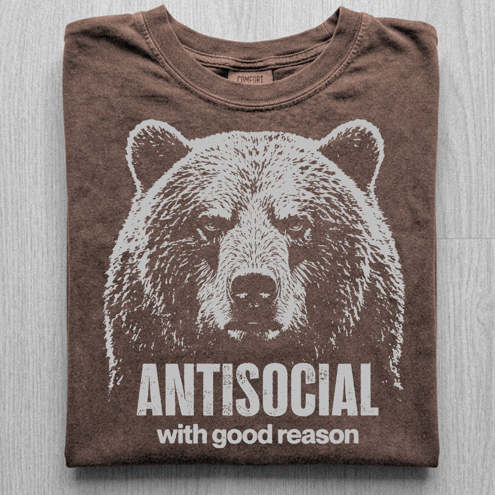 Antisocial Bear Tshirt