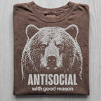 Antisocial Bear Tshirt