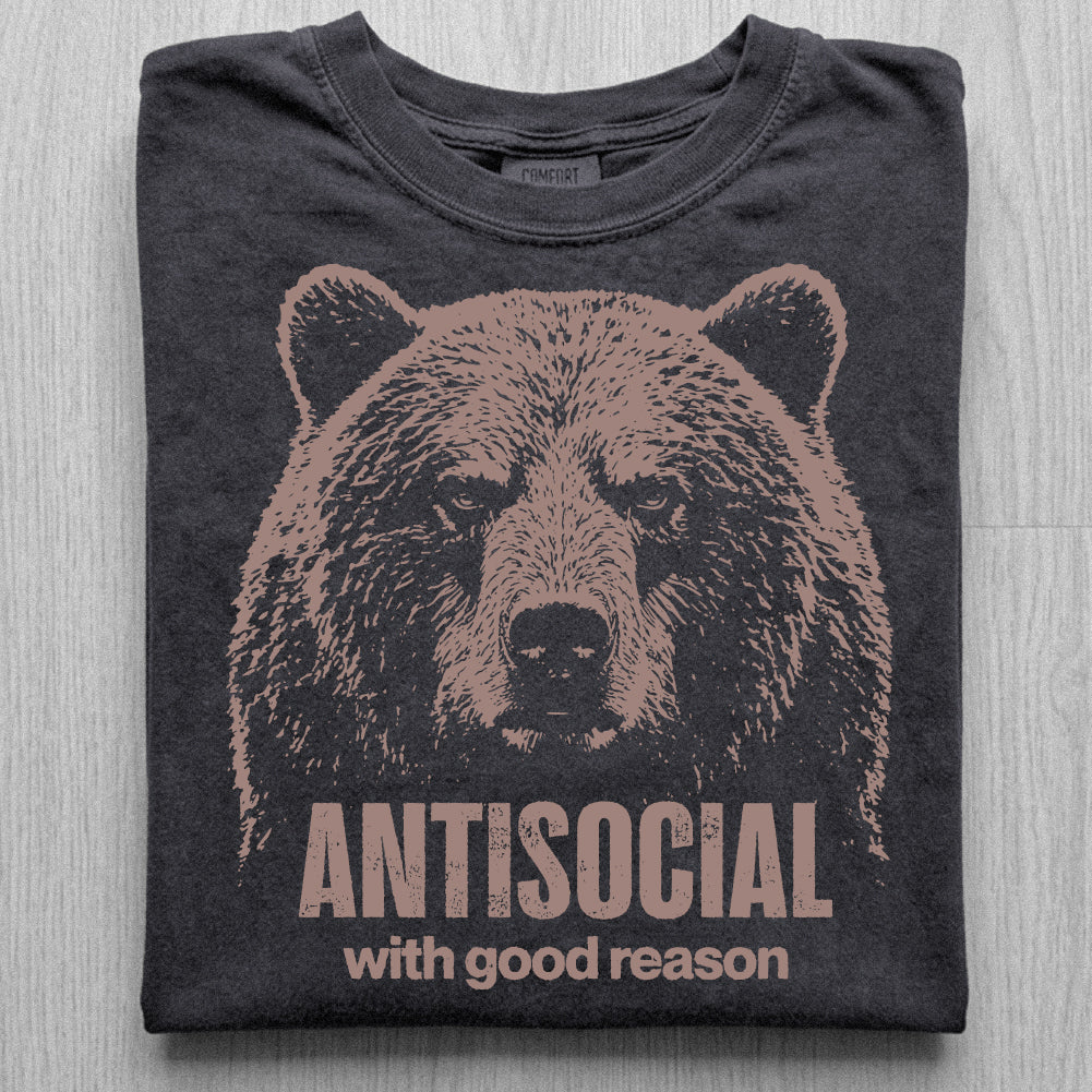 Antisocial Bear Tshirt