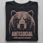 Antisocial Bear Tshirt