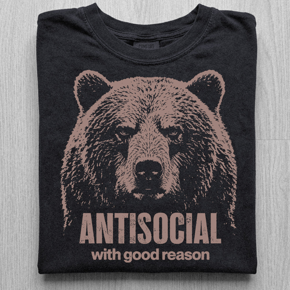 Antisocial Bear Tshirt
