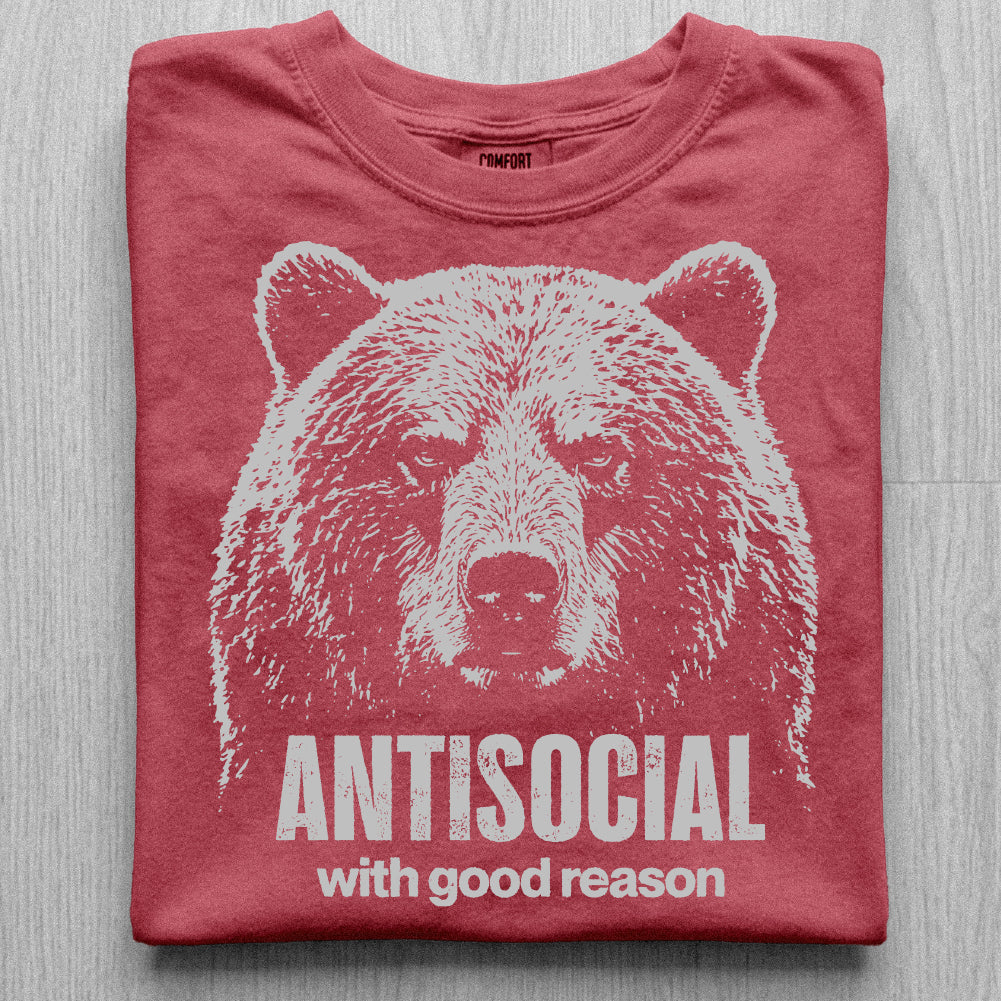 Antisocial Bear Tshirt