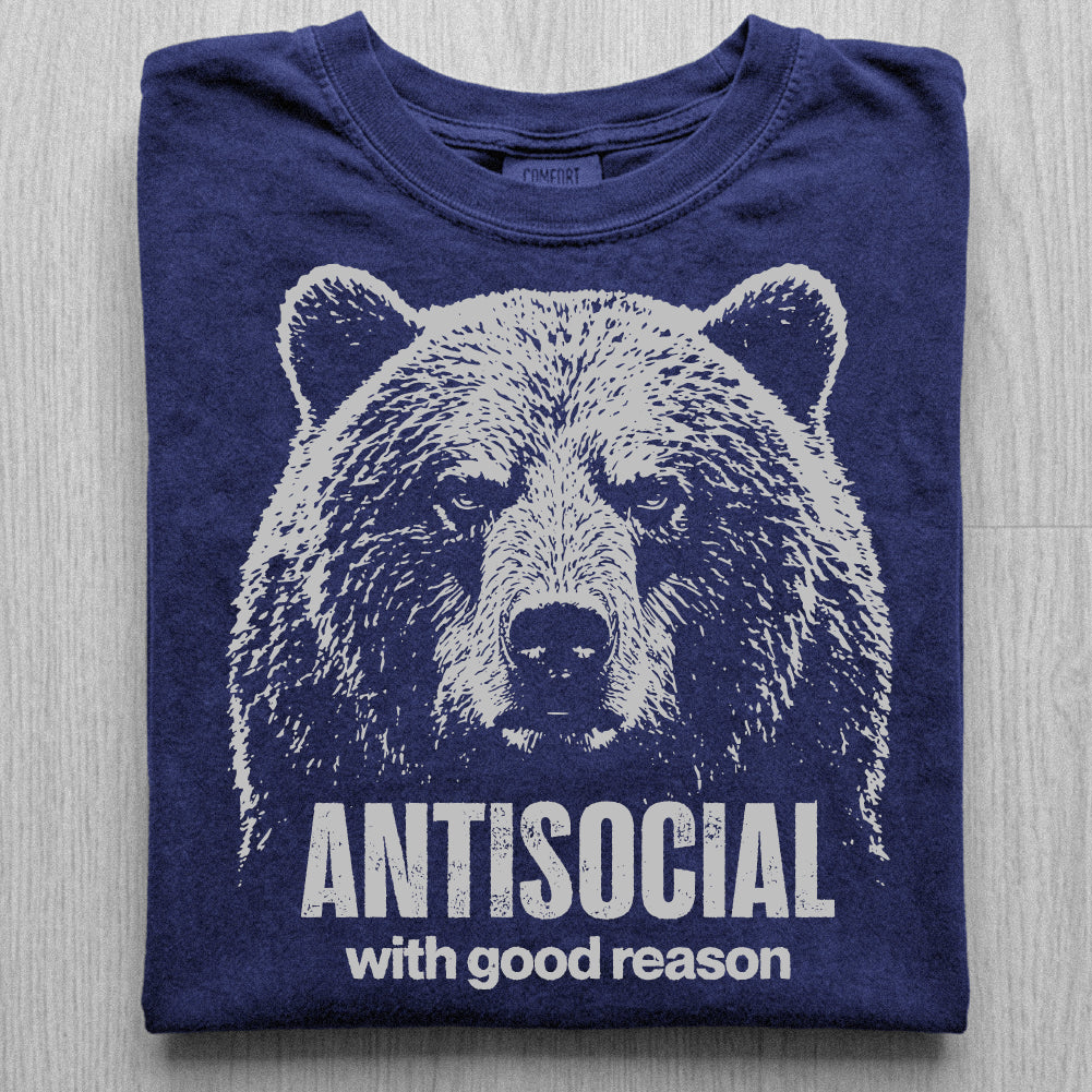 Antisocial Bear Tshirt