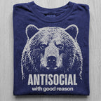 Antisocial Bear Tshirt