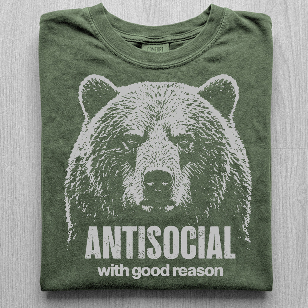 Antisocial Bear Tshirt