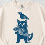 Cat Crow Fish Tshirt