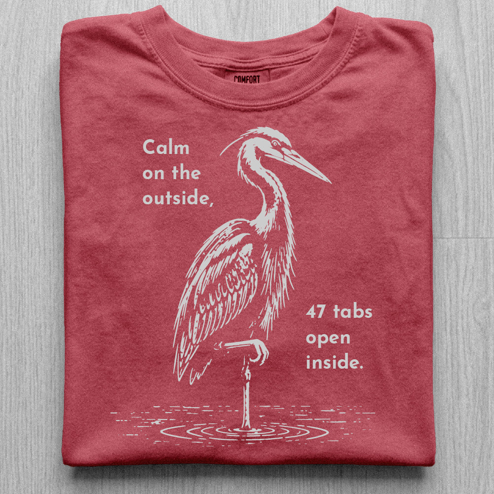 Calm Heron Tshirt