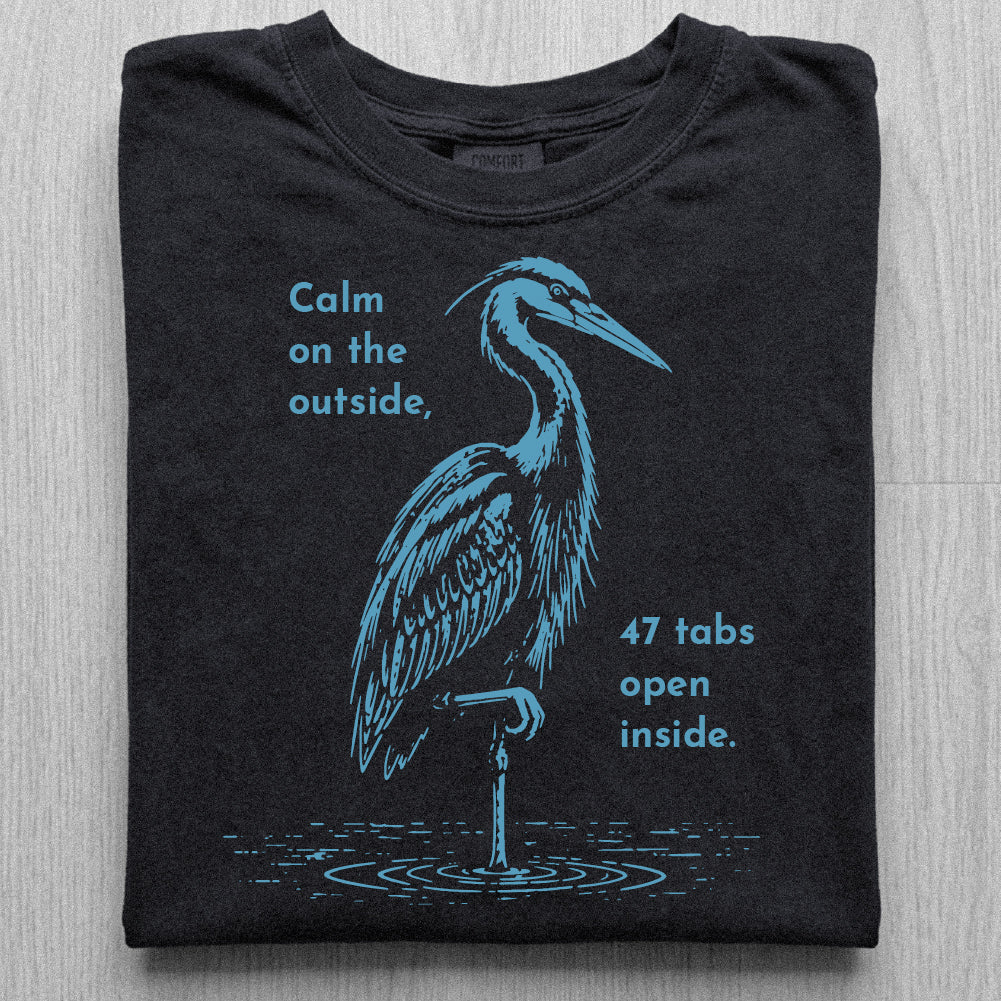 Calm Heron Tshirt